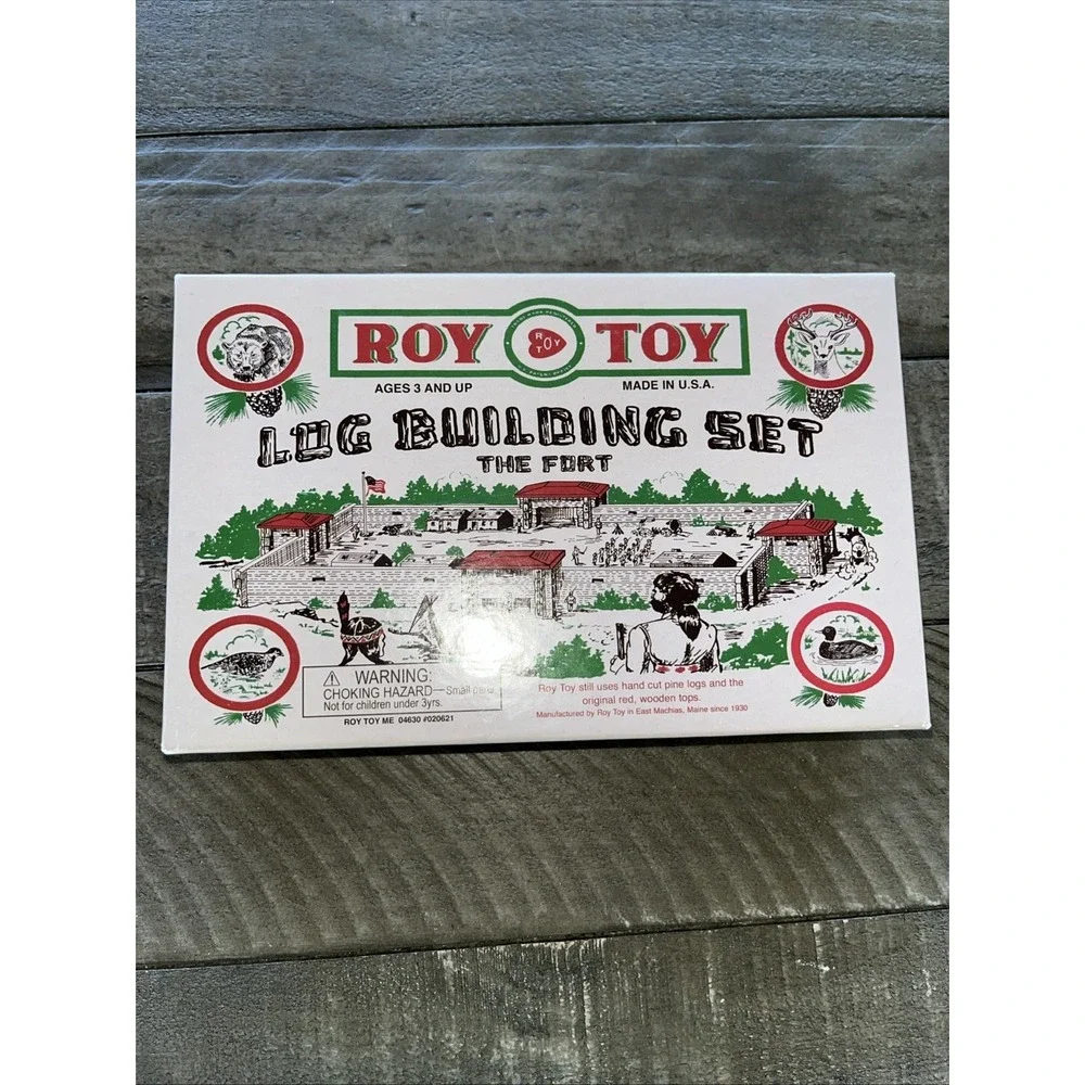 Roy‎ Toy Log Building Set The Farm #10